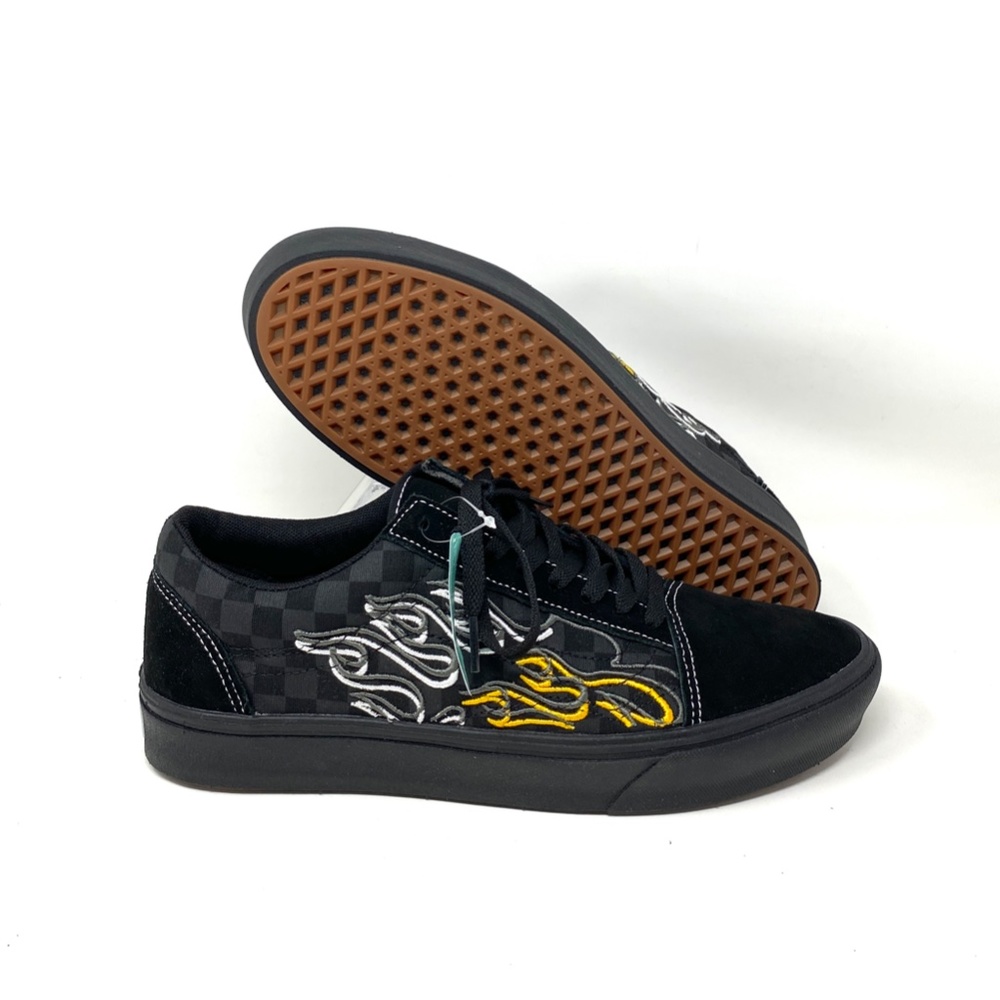 💖MEGA SALE💖VANS Old Skool Comfycush Black Women Suede Canvas VN0A5DYC8VV - Picture 7 of 12